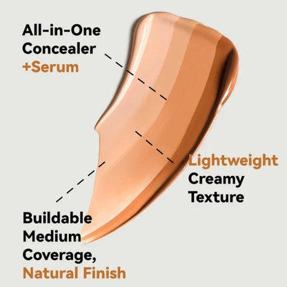 Oil-Control Matte Face Foundation Cream - Waterproof Full Coverage BB Cream Concealer for Long-Lasting Makeup