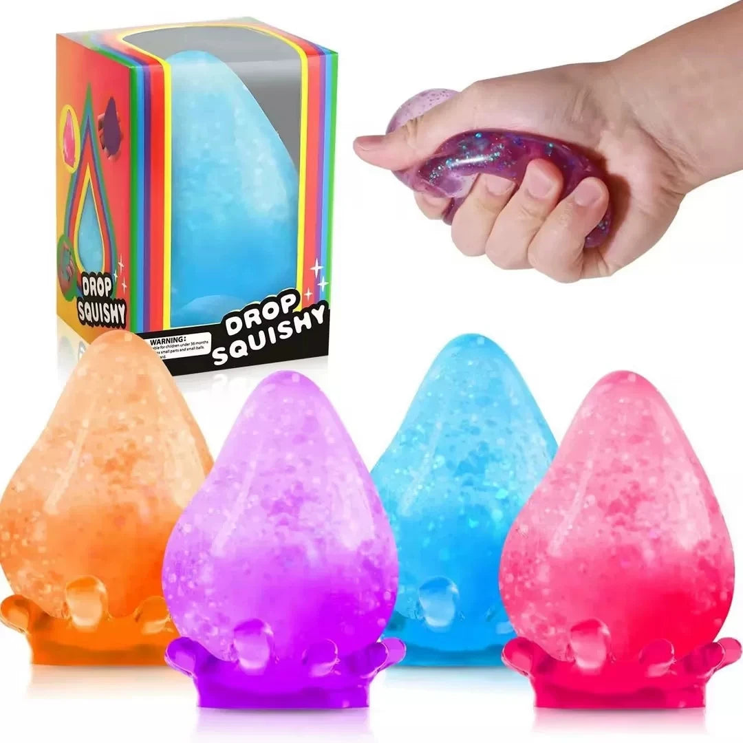 Needoh-Style Slow Rebound Squishy Stress Ball Blind Box – Malt Sugar Water Cube Ice Cube Decompression Toy for Kids Gift & Stress Relief