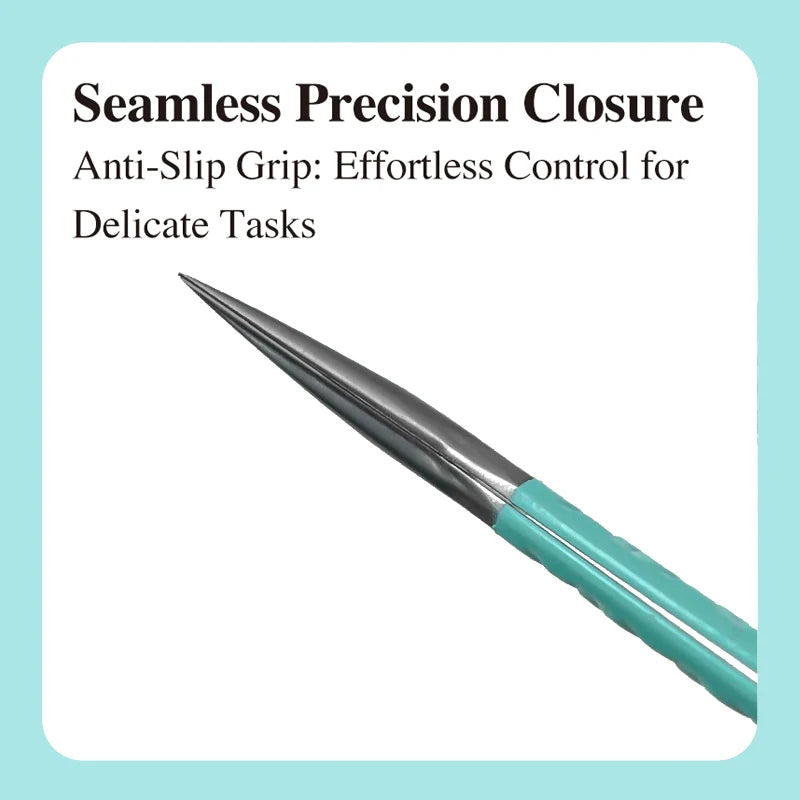 DIYDAY Anti-Slip Tweezers — High-Density Fiber Tip for Eyelash Extensions & Eyebrow Precision Beauty Tools