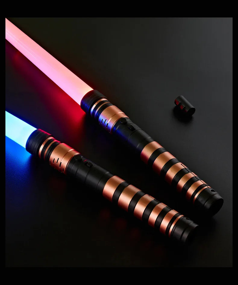 REikirc 75cm RGB Lightsaber – 2 in 1 7 Color Light Sword Toy for Kids & Parties