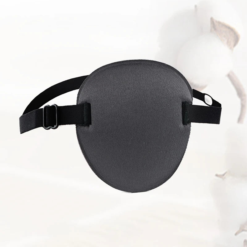 Adjustable Single Eye Patch – 3D Foam Breathable Eyeshade Medical Eye Mask for Strabismus & Amblyopia Training Therapy Use