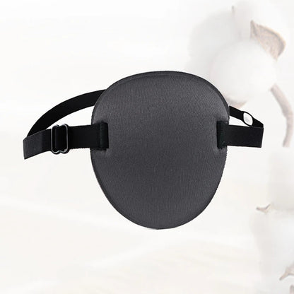 Adjustable Single Eye Patch – 3D Foam Breathable Eyeshade Medical Eye Mask for Strabismus & Amblyopia Training Therapy Use