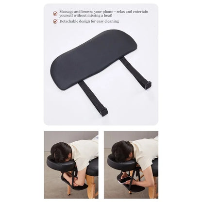 Adjustable Cervical Neck Massager Headrest - Ergonomic Portable Massage Device for Home, Salon, Spa & Travel