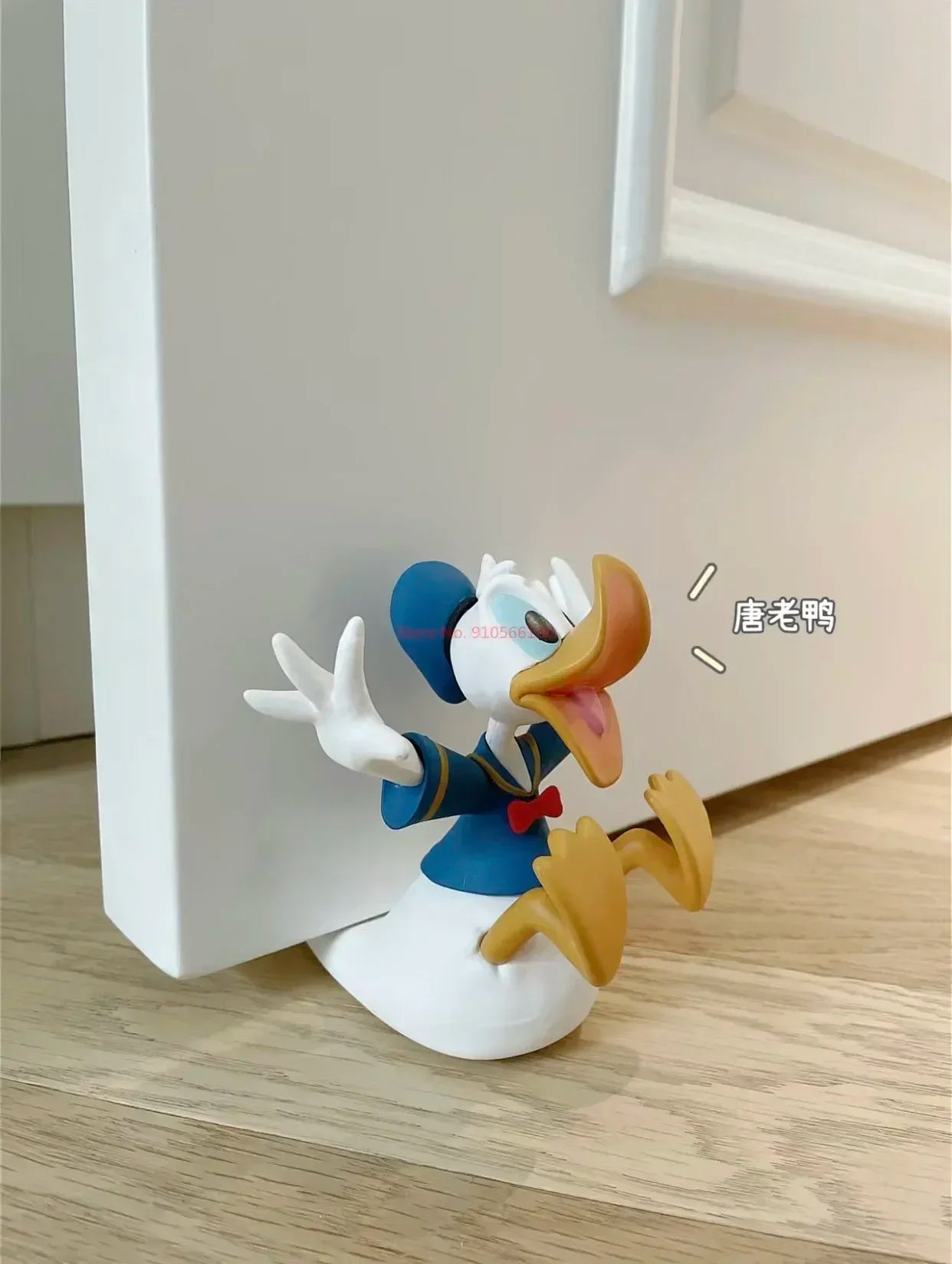 Disney Mickey Mouse & Donald Duck Door Stoppers – Creative Cartoon Windproof Anti-Collision Reusable Door Blockers for Home & Office