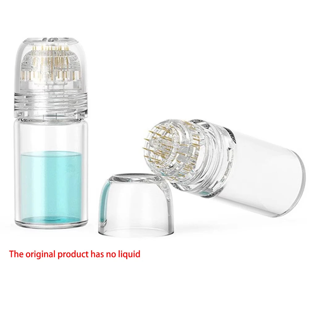 20-Pin Titanium Derma Stamp - 0.25mm Microneedling Tool for Face, Hair, Beard & Skin Care
