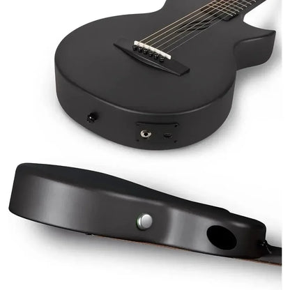Enya NOVA GO SP1 Electric Guitar – 35 Inch Smart Carbon Fiber Acoustic with Pickup, Case, Strap, & Cable, Travel Guitarra Violão