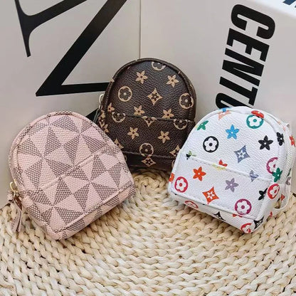 Mini Creative School Bag Earphone Case – Decorative Hanging Accessory Bag for AirPods 2/3/Pro & Galaxy Buds 3/3 Pro, Keychain Bag