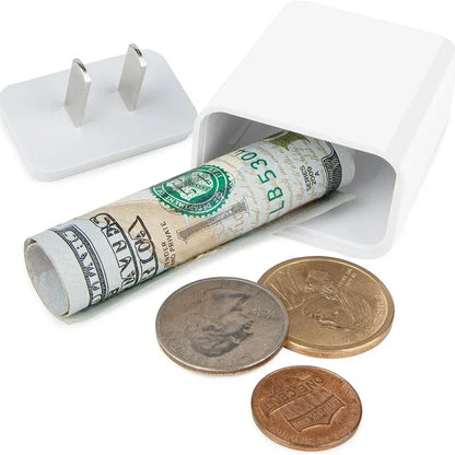 Fake Charger Diversion Safe - Hidden Storage Compartment for Discreet Home Organization