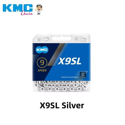 KMC X8 X9 X10 X11 X12 Bicycle Chain – 8v, 9v, 10v, 11v, 12v, 118L/126L, Road/MTB Chain with Quick-Link for SHIMANO SRAM Crankset