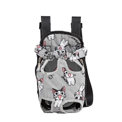 Pet Dog & Cat Carrier Backpack – Camouflage Mesh Outdoor Travel Bag with Breathable Shoulder Straps for Small Pets