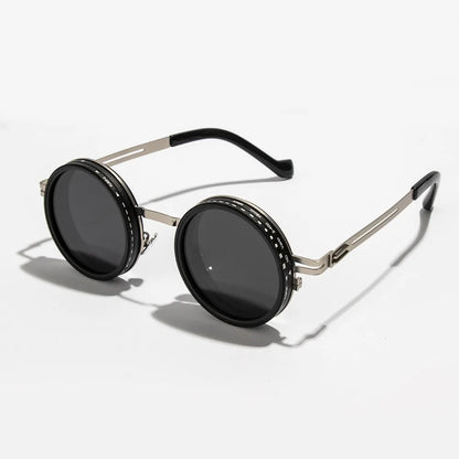 2025 Unisex Handmade ND9 Adjustable Sunglasses – Rotating Lenses with Dimming & Brightness Control