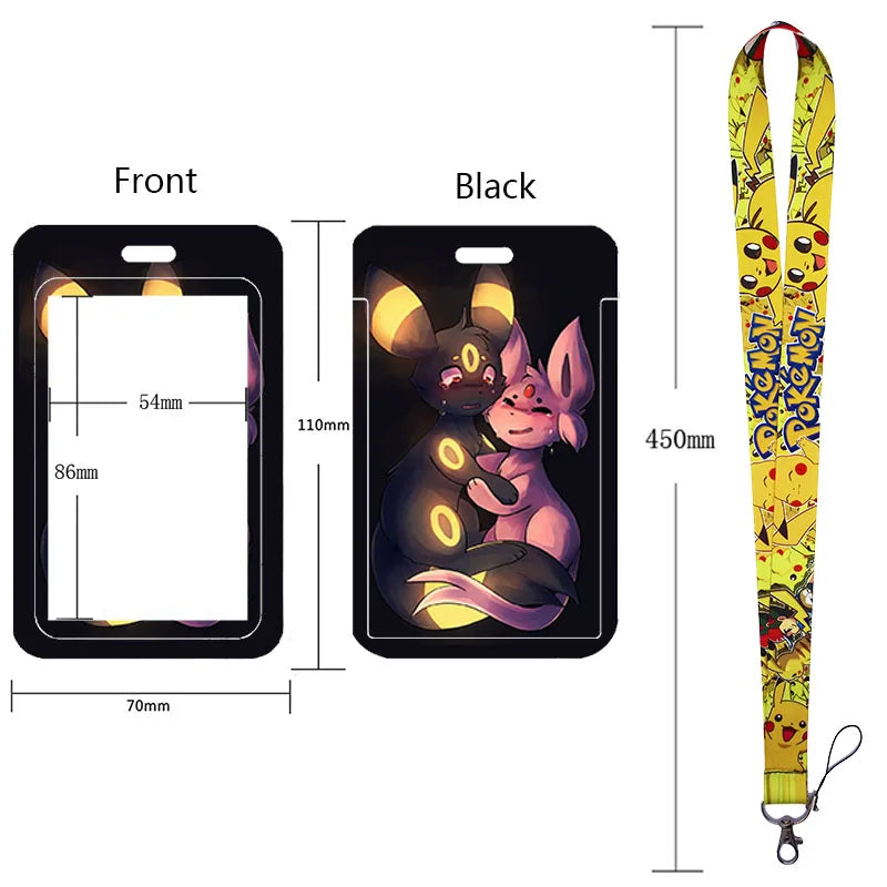 Neck Strap Lanyard for Keys and ID Cards – Badge Holder, Keychain, Key Rings, Fashion Accessory Gift