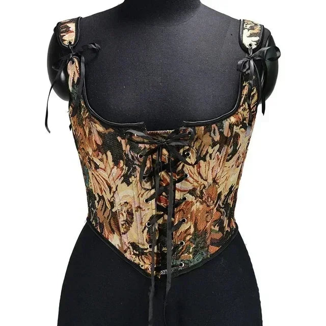 Sexy Lolita Underbust Corset – Slimming Bandage Bustier Top for Women Lingerie & Elegant Streetwear