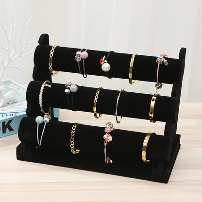 Velvet Bracelet & Watch Display Rack – Jewelry Storage & Display Props
