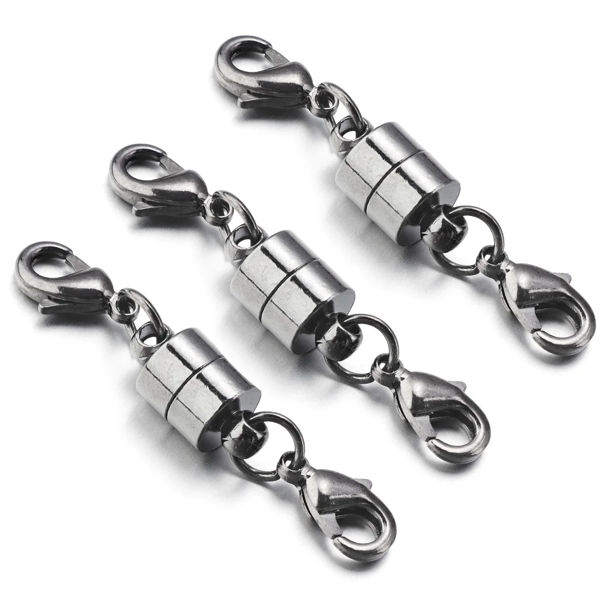 Magnetic Jewelry Clasps - Copper Double Lobster Clasp Connectors for DIY Bracelets & Jewelry Making