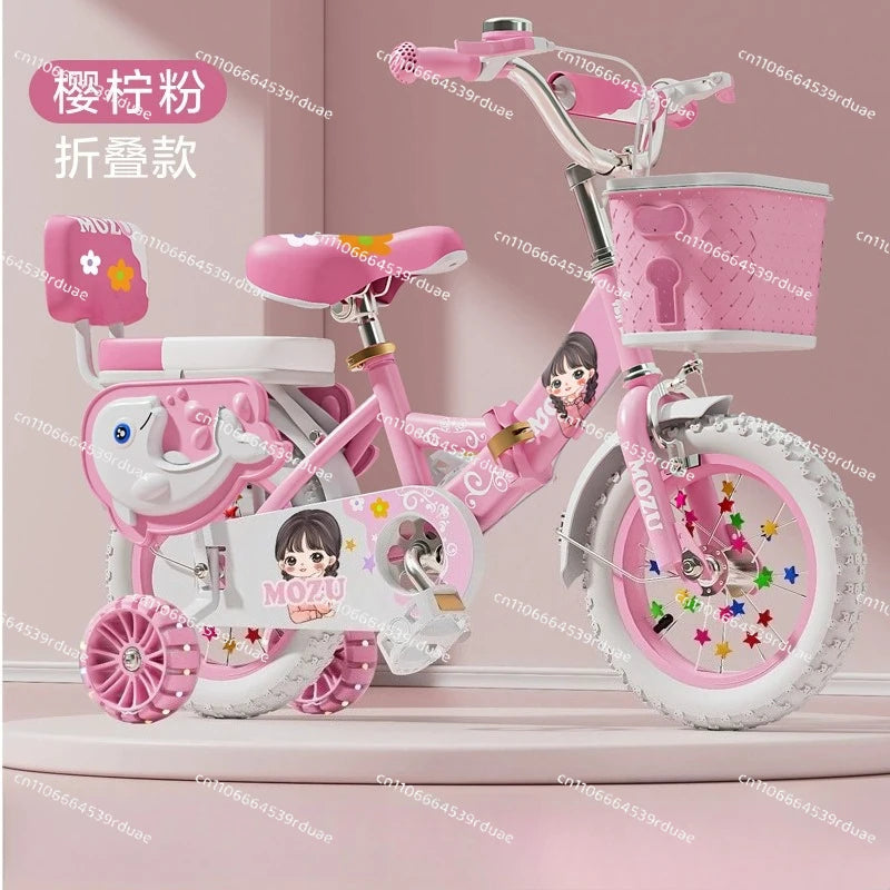 Children's Foldable Bicycle - 12-Inch Kids Bike for Ages 3–6 Years