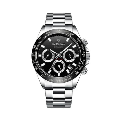 Men’s Sport Quartz Watch - Luminous Chronograph 3-Eye Waterproof Casual Wristwatch