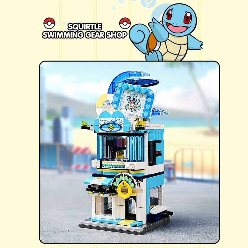Original Pokémon Crane Game Block Set — Pikachu, Charizard, Squirtle & Bulbasaur Educational Model Toys for Kids’ Gifts