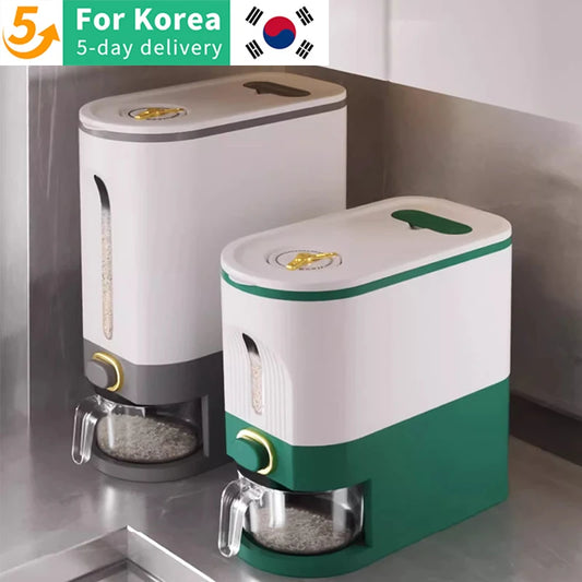 Home Rice Bucket - Insect-Proof & Moisture-Proof Food-Grade Sealed Storage Container for Rice