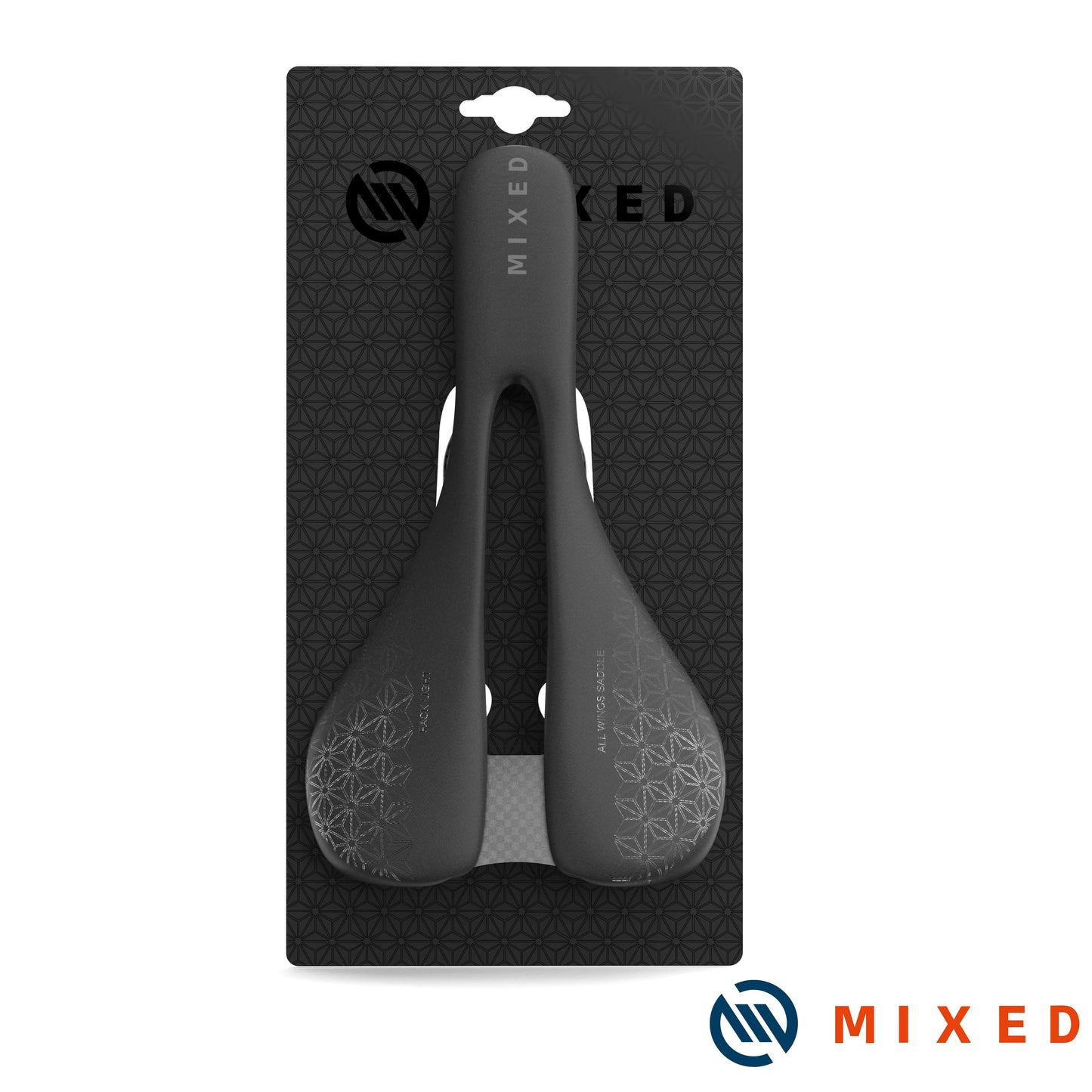 MIXED Full Carbon Fiber Saddle - Ultra Lightweight 5D/6D/7D Cushion for MTB and Road Bikes, 143mm and 155mm