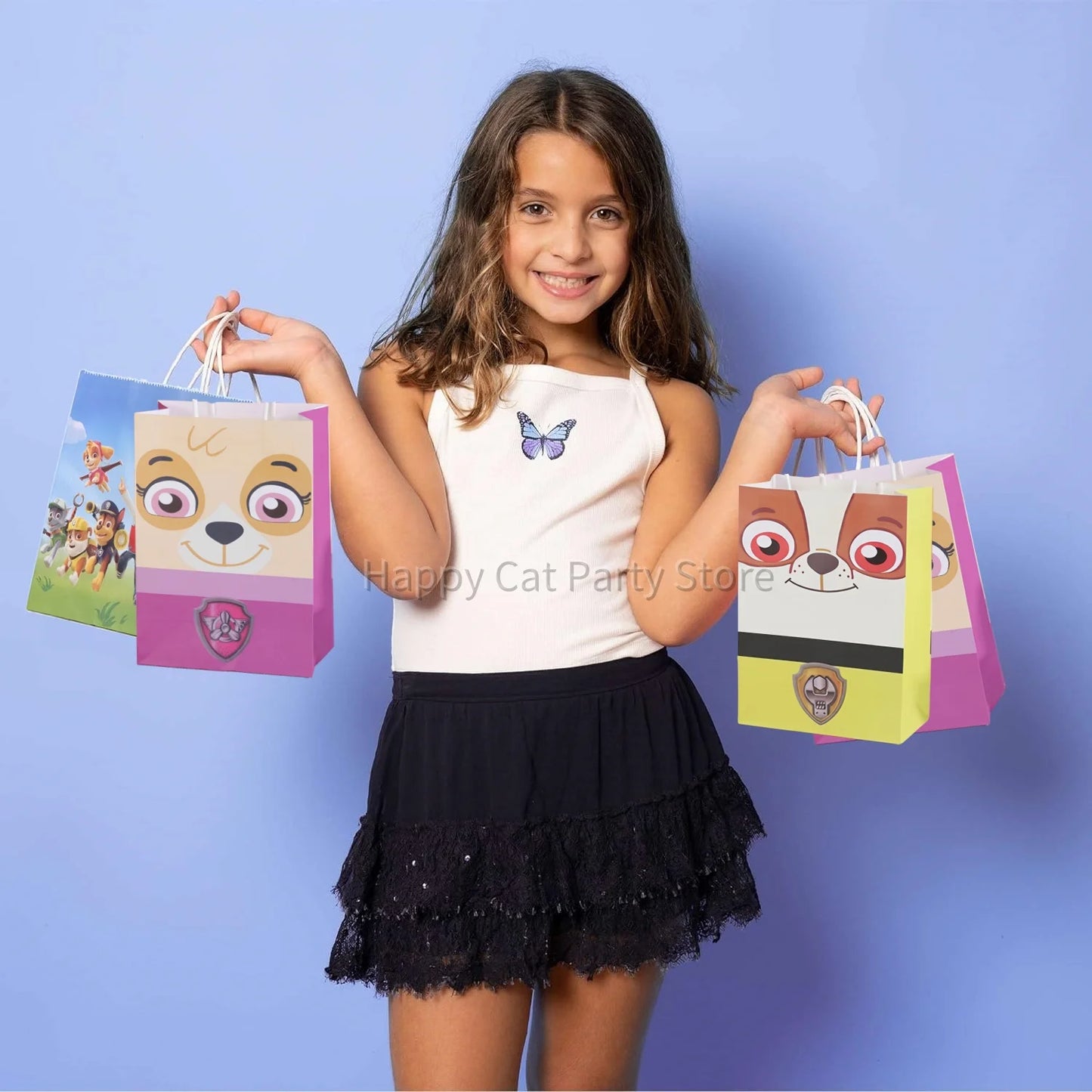 PAW Patrol Birthday Gift Bags – Skye & Paw Patrol Candy Party Favor Bags for Boys & Girls Party Supplies & Treat Packaging
