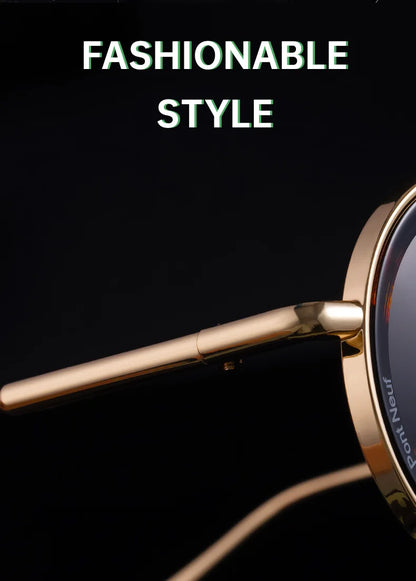 Round Steampunk Sunglasses — Vintage Punk Retro Fashion Glasses for Men & Women