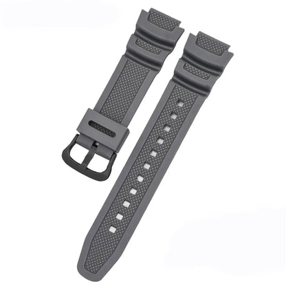 18mm Silicone Watch Strap for Casio G-Shock - Replacement Rubber Band for AE-1000W, AQ-S810W, SGW-400H, W-735H and Compatible Models