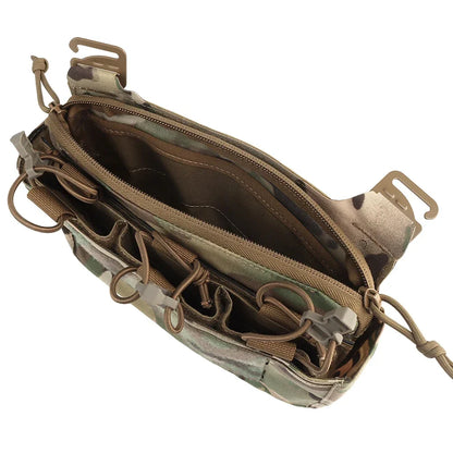 G-Hook DOPE Front Flap Double Stack Abdominal Fanny Pack – Triple Magazine Kangaroo Pouch for FCPC/FCSK Plate Carrier Vest
