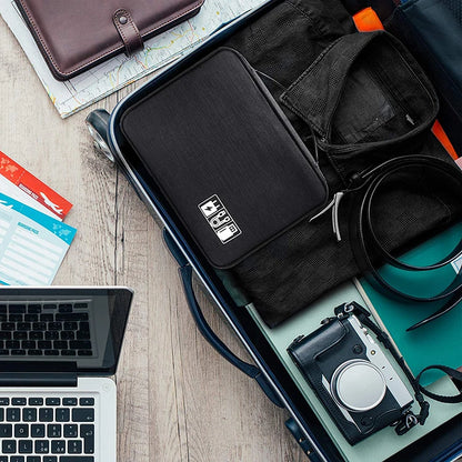Portable Digital Storage Bag – Waterproof USB Cable Organizer Pouch for Electronics & Accessories