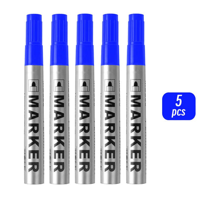 Permanent Waterproof Paint Marker Pen – Quick-Dry Black Ink for Tires, Oily Surfaces & Signature Writing Stationery Tool