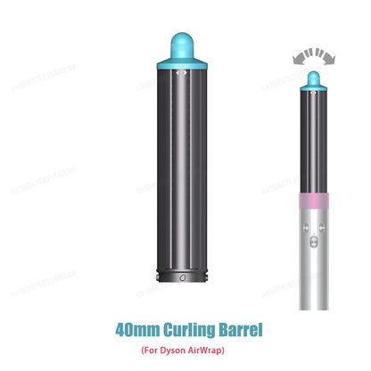 Dyson Airwrap HS01/HS05 Hair Styling Nozzle Brush – 30/40mm Anti-Hair Auto-Curling 360° Rotating Attachment for Dyson Hair Dryer