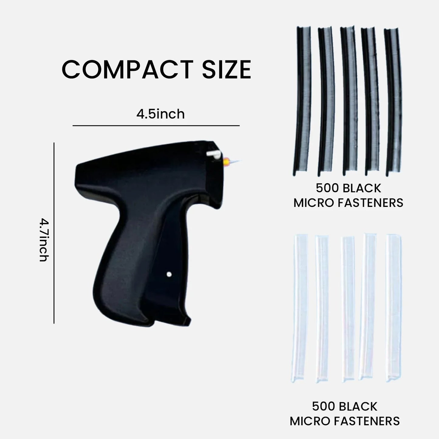 Clothing Fixer Mini Stitch Gun — Fine Stitch Tagging Tool for Sewing, Quilting & Hemming