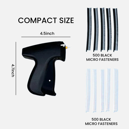 Clothing Fixer Micro Stitch Gun — Mini Fine Stitch Tagging Tool for Sewing, Quilting & Hemming