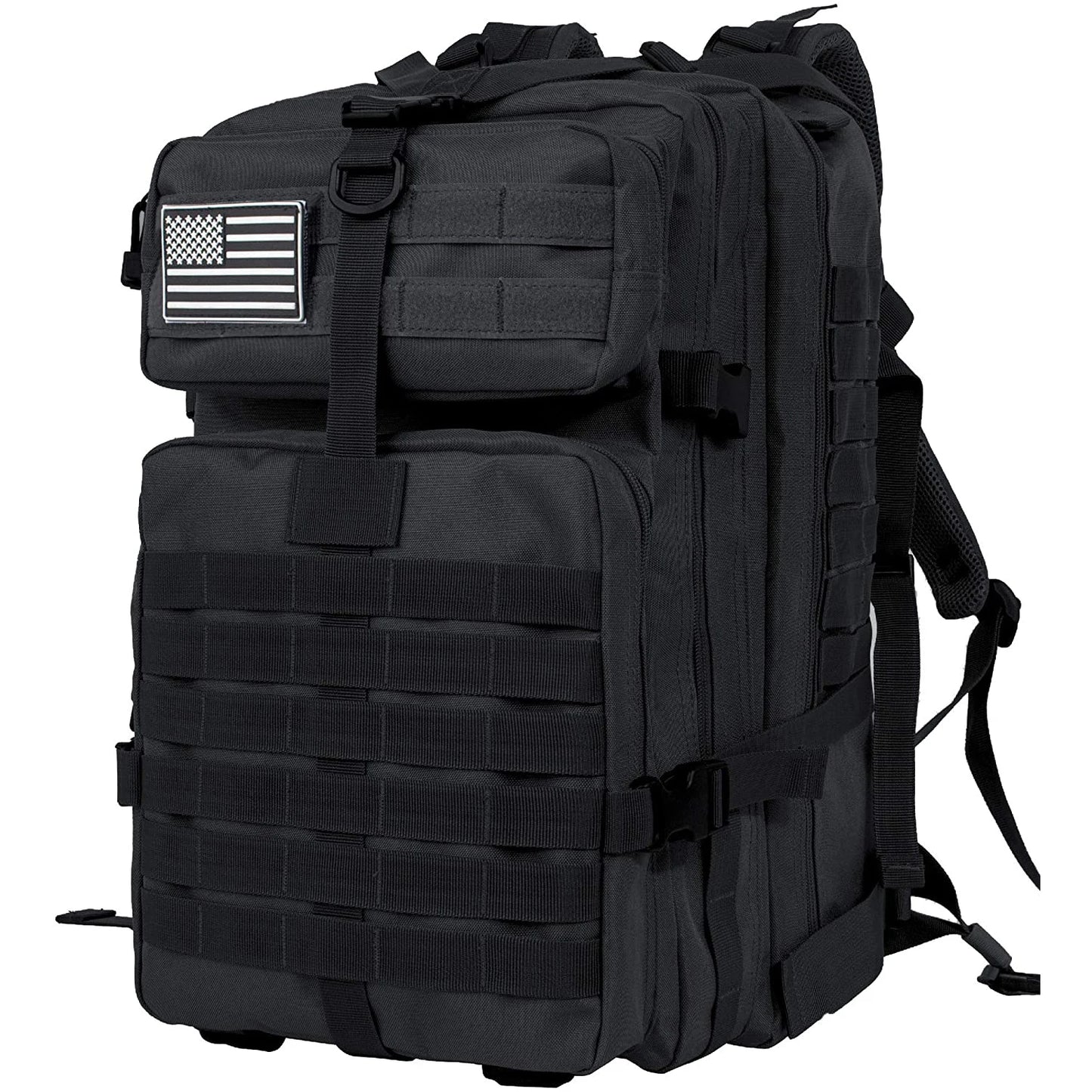 QT&QY 30/45L Tactical Backpack - Outdoor Hiking and Traveling Survival Bag, 3P Assault Pack with EDC MOLLE Design for Trekking and Hunting