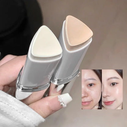 Lazy Foundation Stick - Moisturizing Natural Concealer with Matte, Sweat-Resistant Makeup Coverage