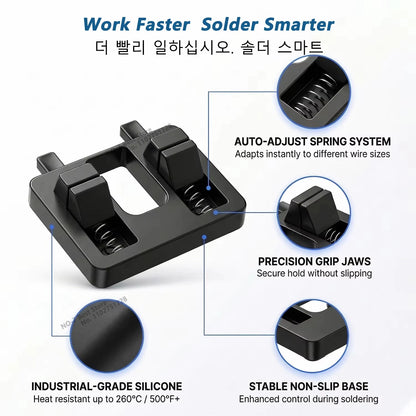 Rafford Welding Wire Fixture - Adjustable Suction Bracket Clamp for PCB and Electronics Repair Work
