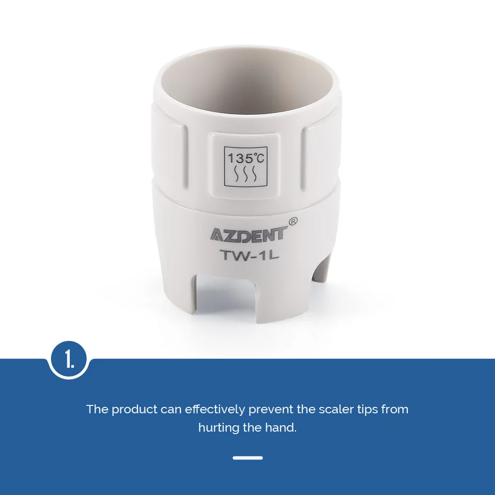 AZDENT Ultrasonic Scaler Tips Torque Wrench – Prevents Tip Falling for EMS, Satelec, Woodpecker, DTE Dentistry Tools