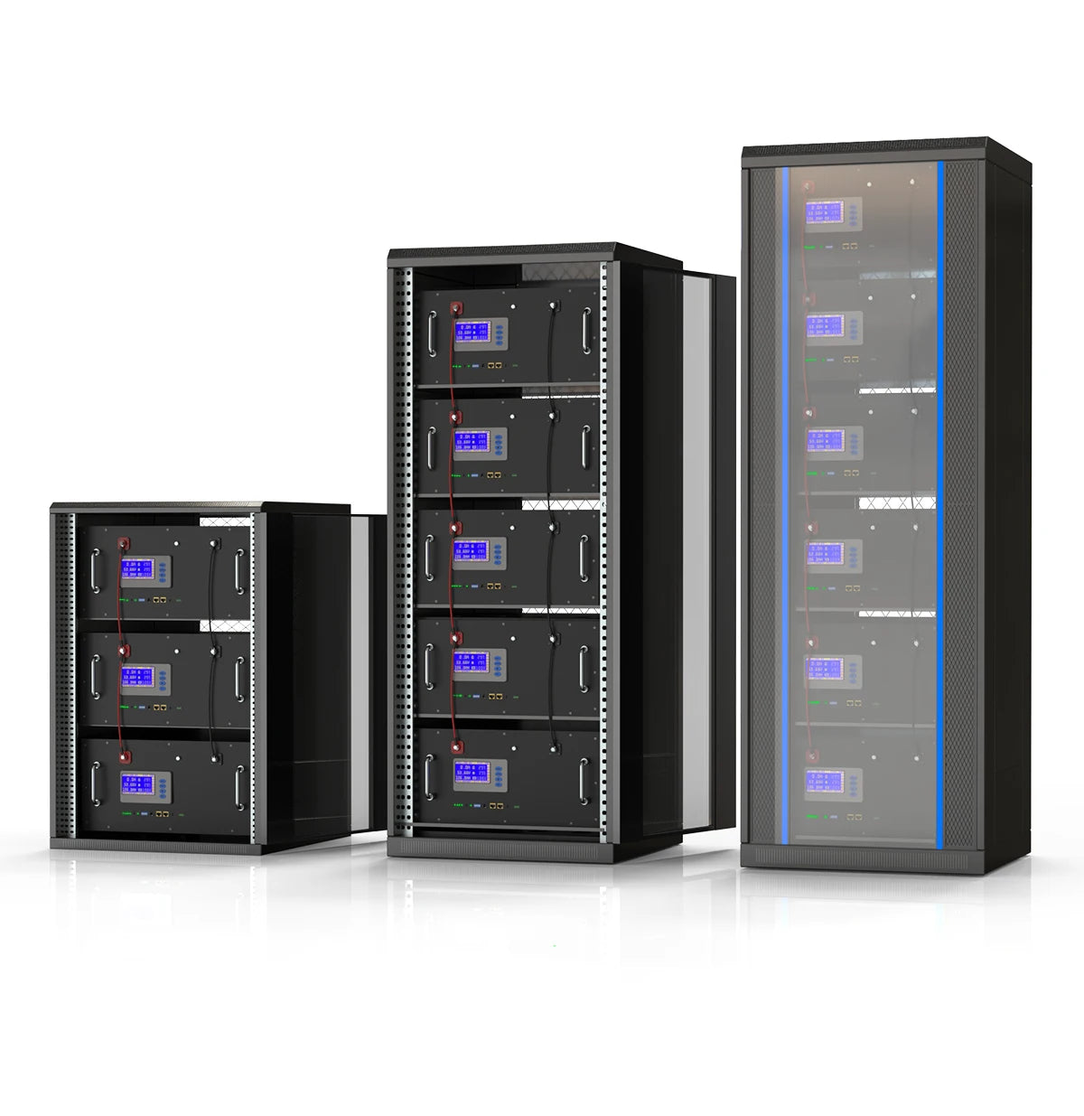 LiFePO4 48V 100Ah/200Ah Lithium Solar Battery Pack – 51.2V 10kW, 6000 Cycles, 16S 200A BMS, Max 32 Parallel for Inverter