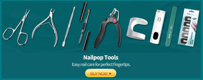 Nailpop UV Light – Handheld Mini Nail Cure Lamp, Portable Rechargeable Nail Dryer for Fast Gel Polish & Glue Curing