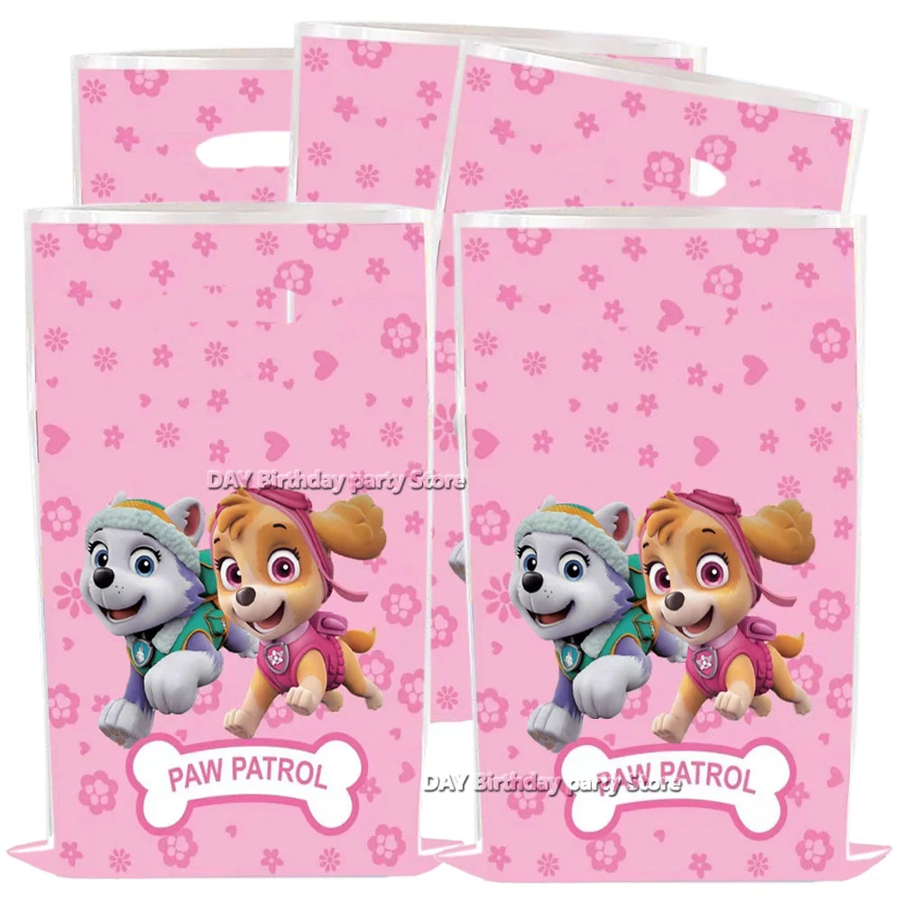 Paw Patrol Kids Birthday Party Supplies Set – Cups, Plates, Napkins, Gift Bags & Cake Toppers Decorations Kit