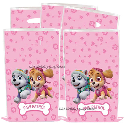 Paw Patrol Kids Birthday Party Supplies Set – Cups, Plates, Napkins, Gift Bags & Cake Toppers Decorations Kit