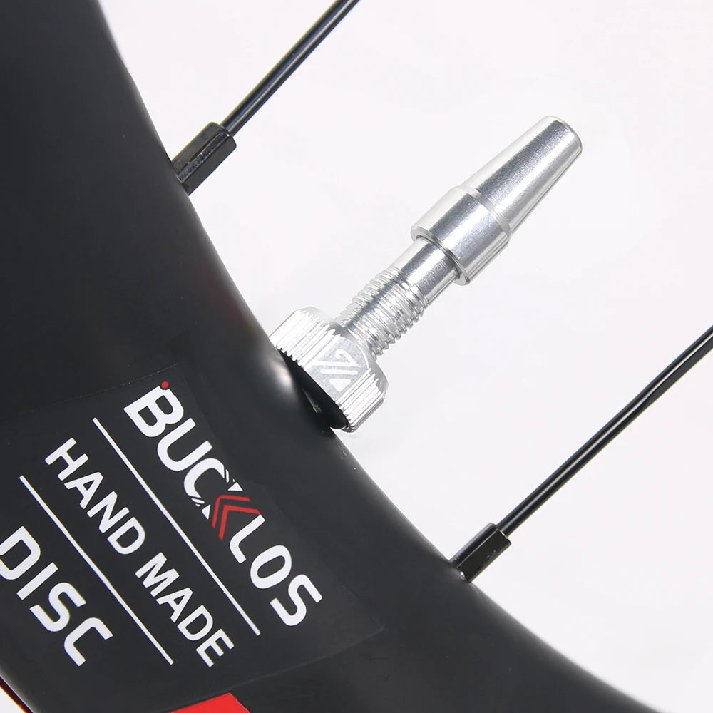 BUCKLOS Tubeless Presta Valves 40–100mm — Aluminum Alloy Bike Valve Stem for Road & MTB