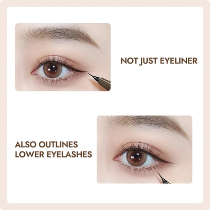 GECOMO 0.01mm Liquid Eyeliner – Super Slim, Waterproof, Quick-Dry, Long-Lasting & No-Smudge Pencil