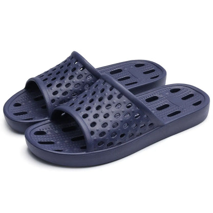 Comwarm Women Shower Shoes - Quick Dry Non-Slip Drain Hole Slippers for Beach Bathroom Pool Gym