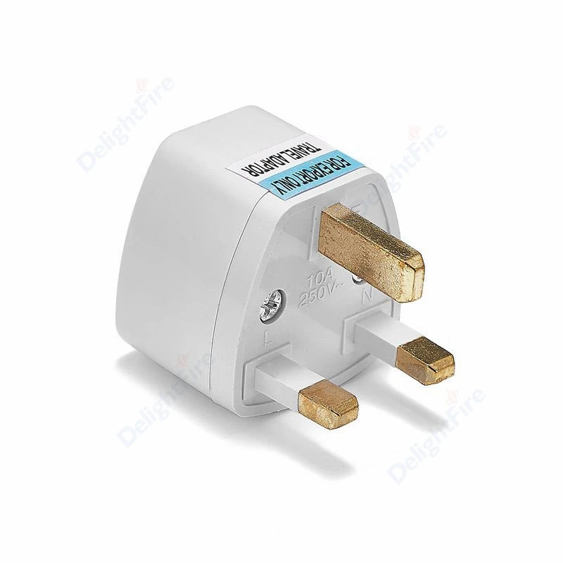 KR Plug Adapter – Multifunction Universal AU, UK, US to EU Type E/F Electrical Socket for France & Spain Travel