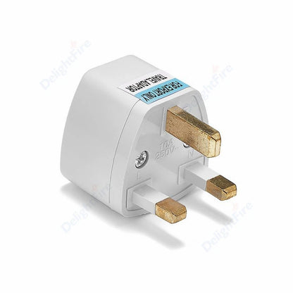 KR Plug Adapter – Multifunction Universal AU, UK, US to EU Type E/F Electrical Socket for France & Spain Travel