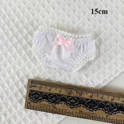 15/20cm Cotton Doll Underwear – High-Quality Multistyle Fashion Panties for Dolls