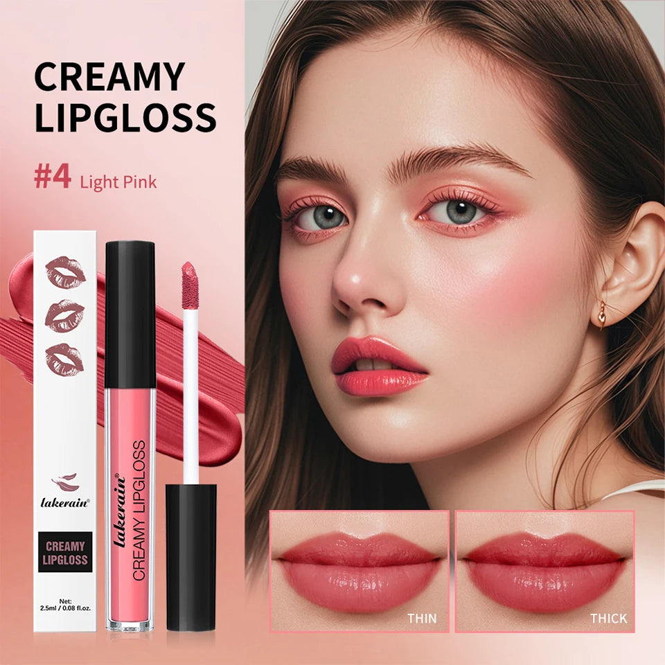 Velvet Matte Lip Gloss – 8 Colors Long-Lasting, Non-Drying, Moisturizing Plumping Lipstick for All Skin Tones
