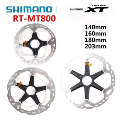 Shimano DEORE XT MT800/MT900 Center Lock Ice Technologies Freeza Disc Brake Rotor – 203/180/160/140mm