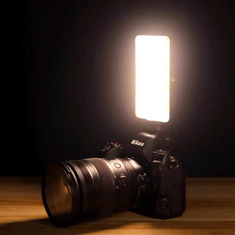 Portable Rechargeable LED Fill Light - 3 Color Modes for Phones, Laptops, Makeup & TikTok Selfie Videos